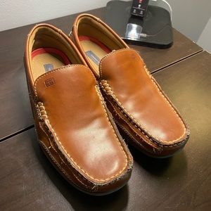 Tommy Hilfiger Light Brown Leather Loafers Size 10